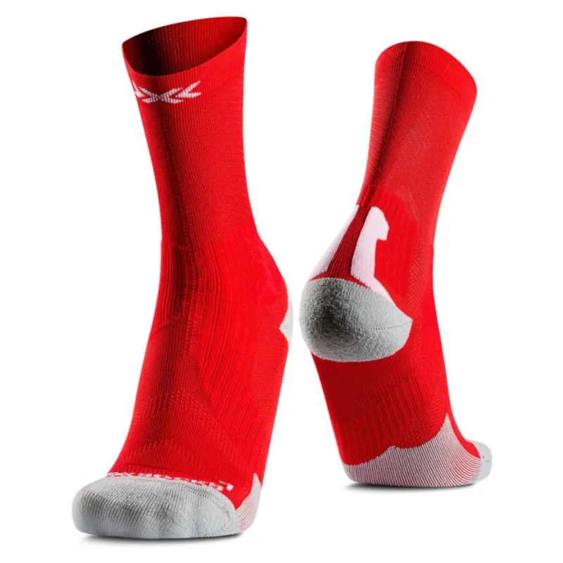 Skarpety rowerowe X-SOCKS Bike Perform Crew red