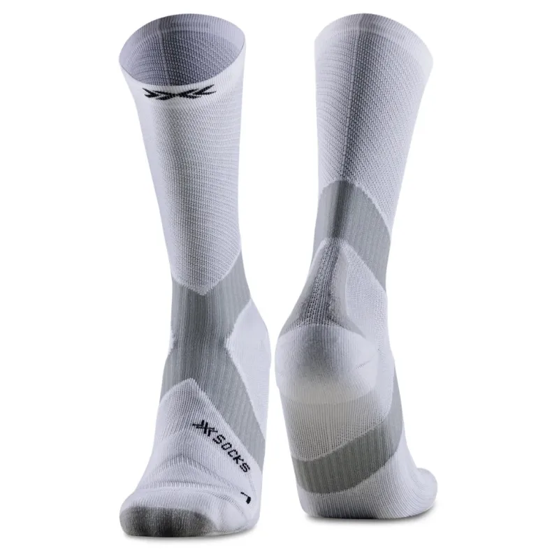 Skarpety rowerowe X-SOCKS Bike Expert Crew white/grey