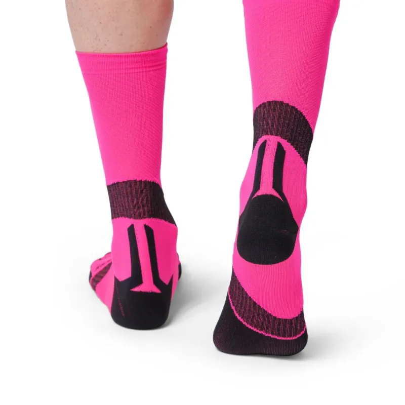 Skarpety rowerowe X-SOCKS Bike Expert Crew pink/black