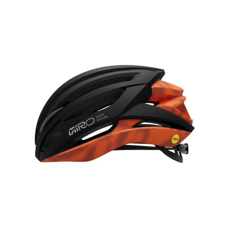 Kask rowerowy szosowy GIRO Syntax Mips matte motion orange