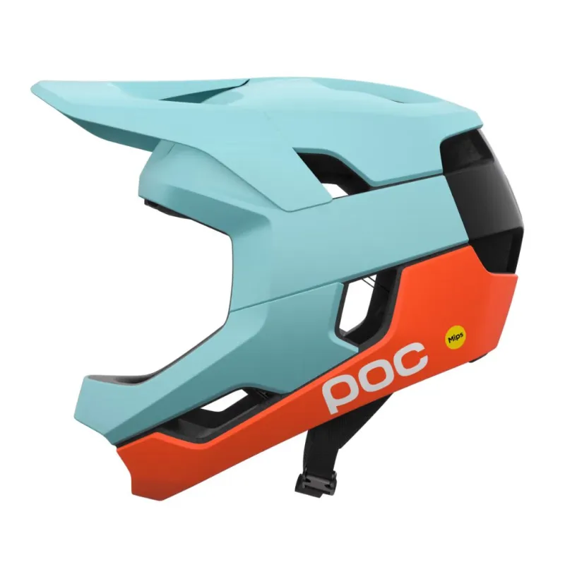 Kask rowerowy POC Otocon Race MIPS indicolite blue matt/carnelian orange matt
