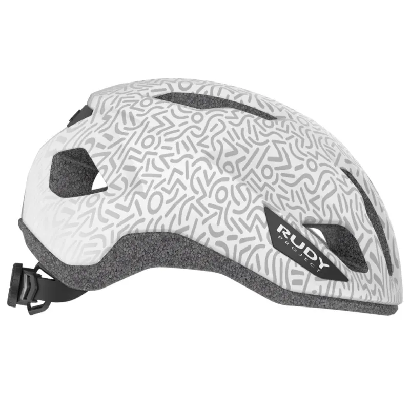 Kask rowerowy Rudy Project Sinergy White Doodle Matte