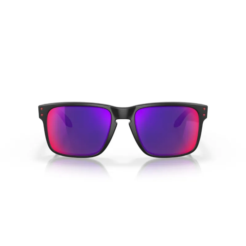 Okulary przeciwsłoneczne Oakley Holbrook matte black/red iridium