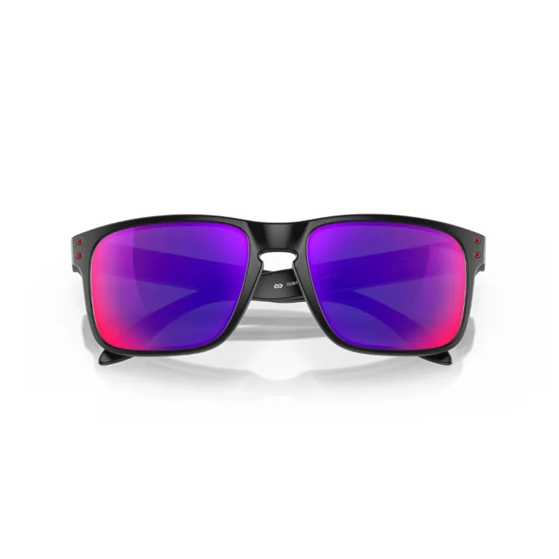 Okulary przeciwsłoneczne Oakley Holbrook matte black/red iridium
