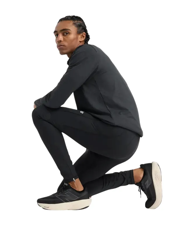 Legginsy męskie New Balance Sleek Pocket black