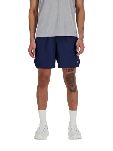 Spodenki męskie New Balance RC Seamless 7" navy blue