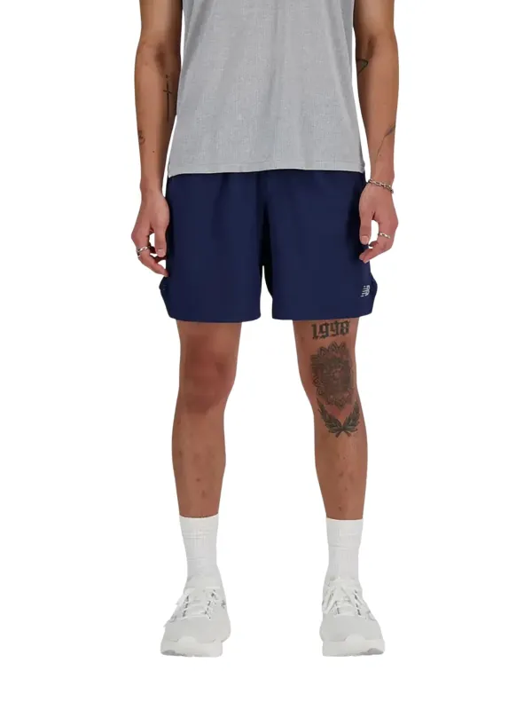 Spodenki męskie New Balance RC Seamless 7" navy blue
