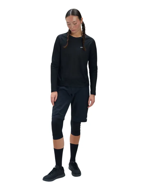 Koszulka rowerowa damska POC W's Motion Air L/S Jersey black