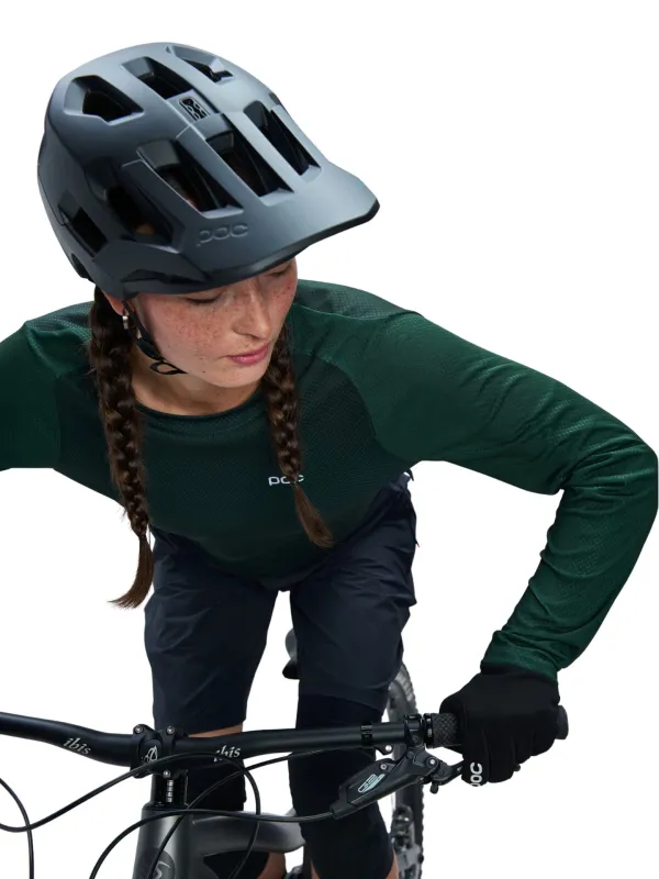 Koszulka rowerowa damska POC W's Motion Air L/S Jersey zielony