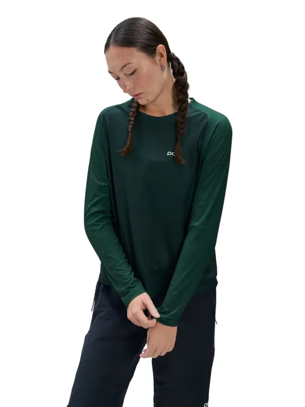 Koszulka rowerowa damska POC W's Motion Air L/S Jersey zielony