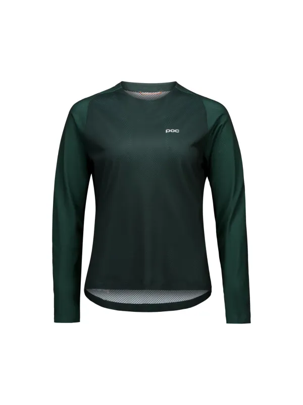 Koszulka rowerowa damska POC W's Motion Air L/S Jersey zielony