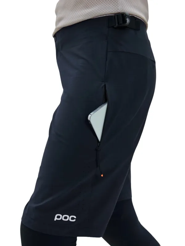 Spodenki rowerowe damskie POC W's Motion Air Shorts black
