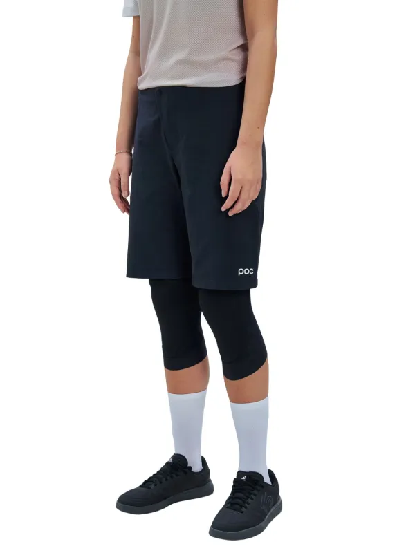 Spodenki rowerowe damskie POC W's Motion Air Shorts black