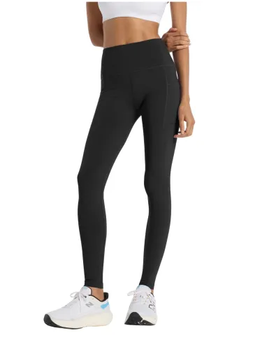 Legginsy damskie New Balance Sleek Pocket High Rise black