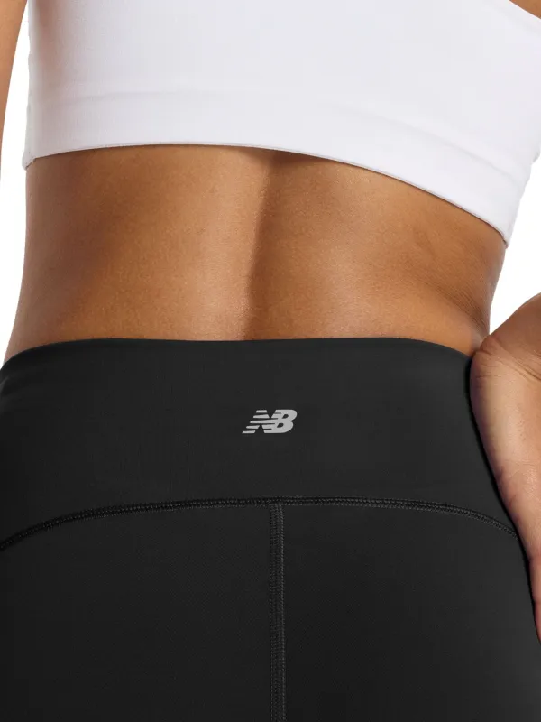 Legginsy damskie New Balance Sleek Pocket High Rise black