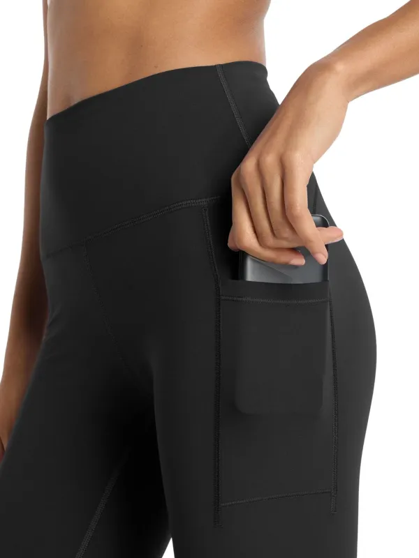 Legginsy damskie New Balance Sleek Pocket High Rise black