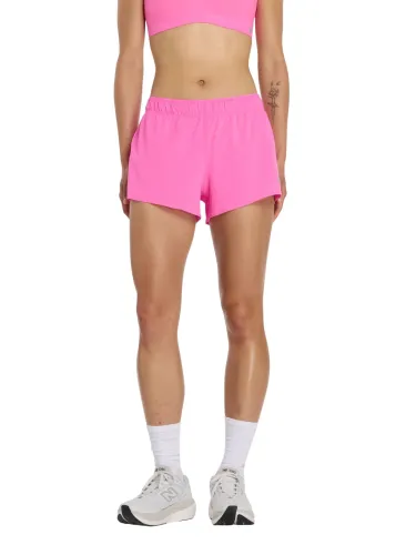 Spodenki damskie New Balance RC Seamless 3" pink heat