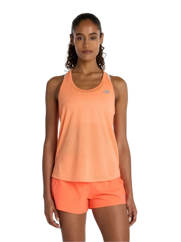 Koszulka damska New Balance Athletics Tank tangerine heat