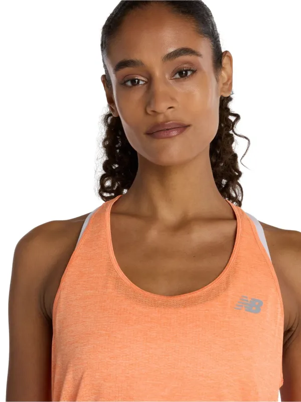 Koszulka damska New Balance Athletics Tank tangerine heat
