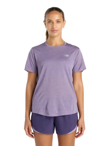 Koszulka damska New Balance Athletics candied violet heather