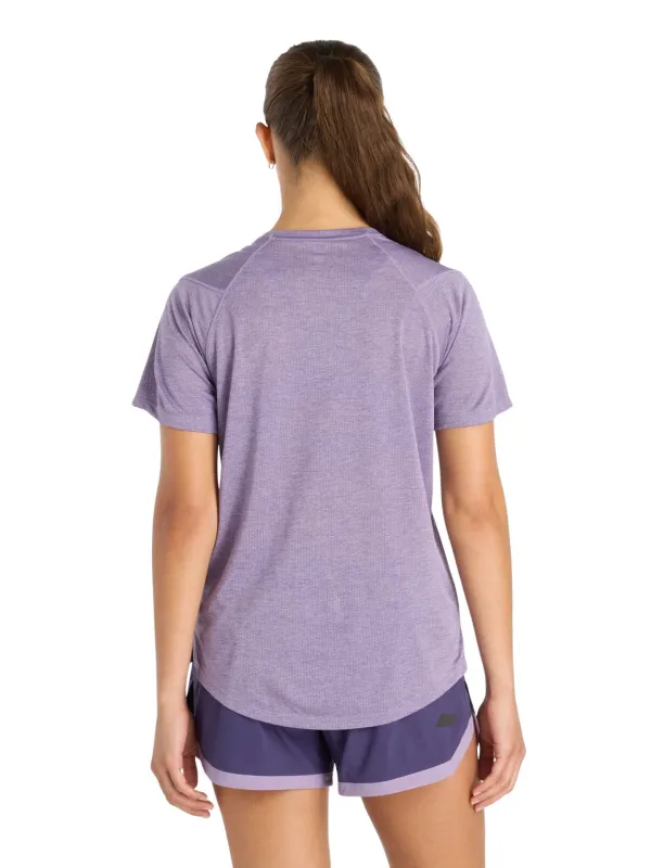 Koszulka damska New Balance Athletics candied violet heather