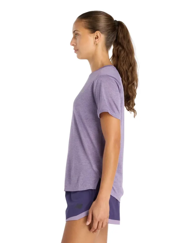 Koszulka damska New Balance Athletics candied violet heather