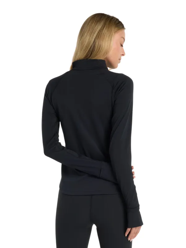 Bluza damska New Balance Harmony Half Zip black