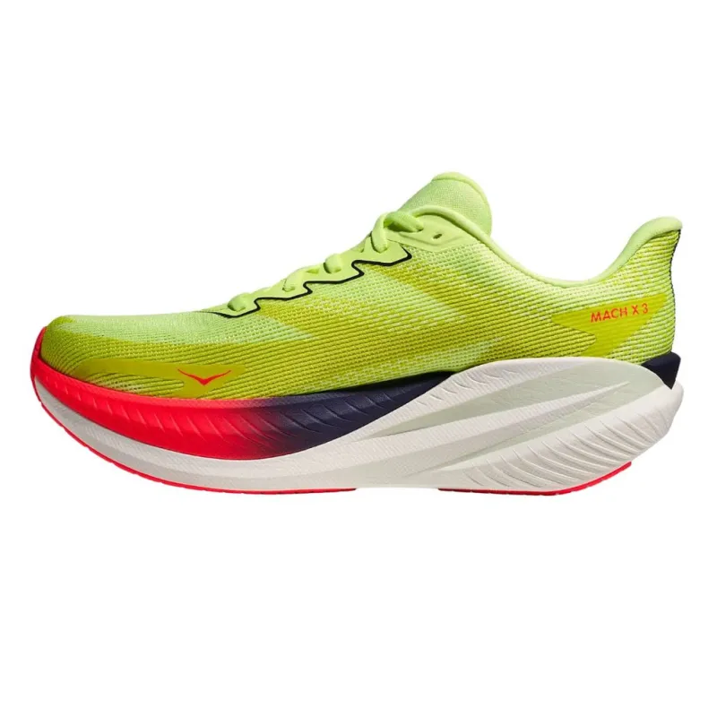 Buty biegowe męskie HOKA Mach X 3 neon yuzu/squid ink