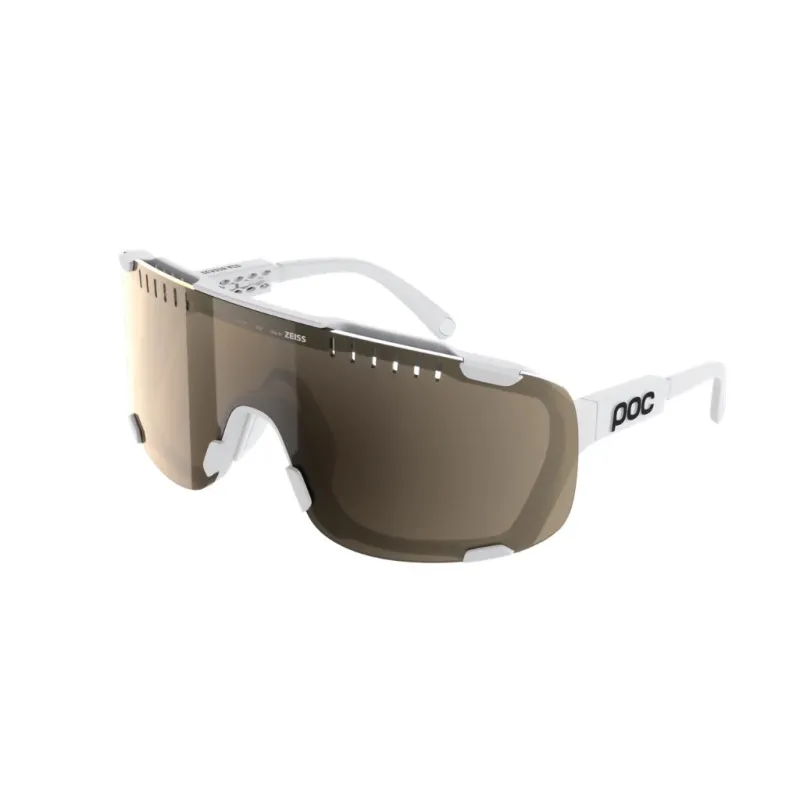 Okulary rowerowe POC Devour Mid hydrogen white/clarity trail /partly sunny silver
