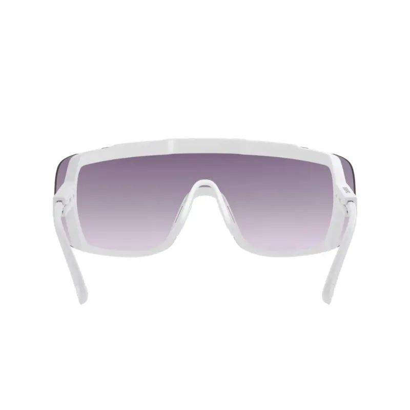 Okulary rowerowe POC Devour Mid white/clarity road/sunny silver