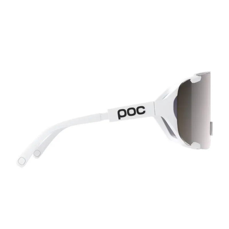 Okulary rowerowe POC Devour Mid white/clarity road/sunny silver