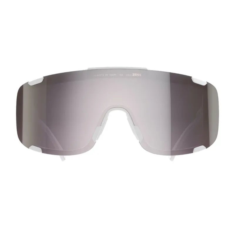 Okulary rowerowe POC Devour Mid white/clarity road/sunny silver