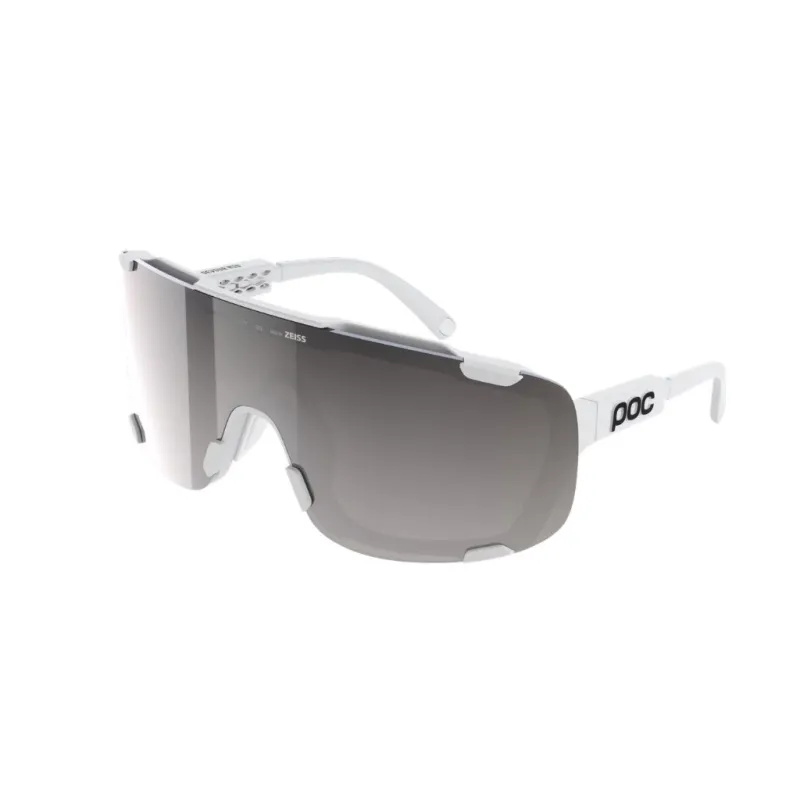 Okulary rowerowe POC Devour Mid white/clarity road/sunny silver