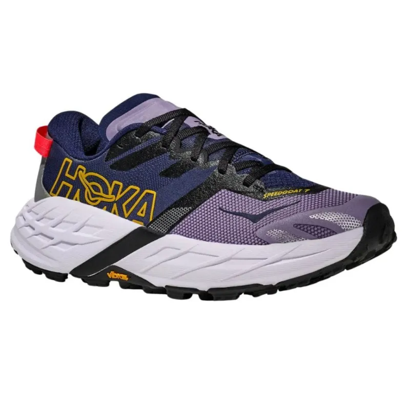 Buty biegowe damskie HOKA Speedgoat 7 berry jam/starlight glow