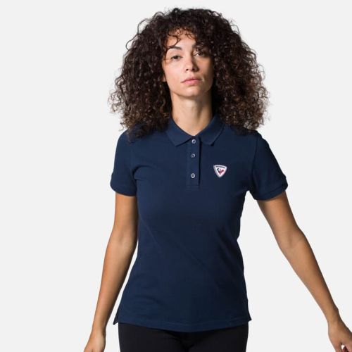 KOSZULKA ROSSIGNOL W LOGO POLO NAVY BLUE