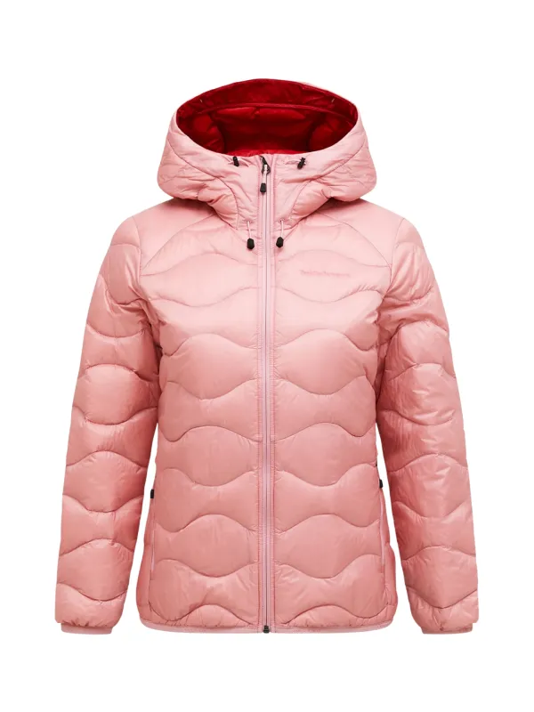 Kurtka Peak Performance puchowa damska Helium Down Hood Jacket pink