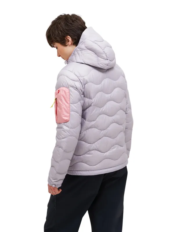 Kurtka puchowa damska Peak Performance Helium Utility Down Hood Jacket Misty lavender/canary lime