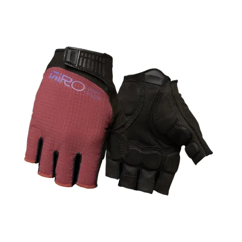 Rękawiczki rowerowe damskie GIRO Tessa II Gel krótki palec dark maroon 2026