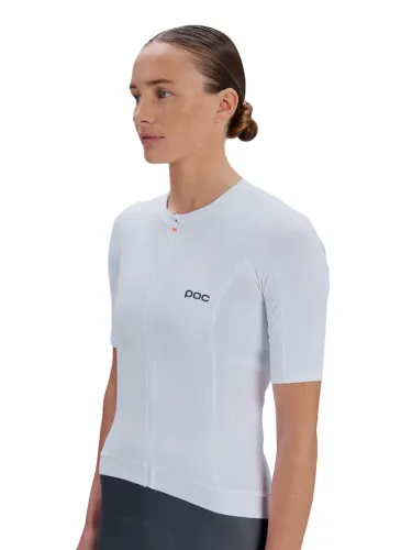 Koszulka rowerowa damska POC W's Cadence Jersey white