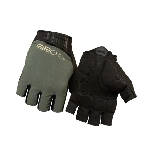 Rękawiczki rowerowe męskie GIRO Bravo II Gel krótki palec dark sage 2026