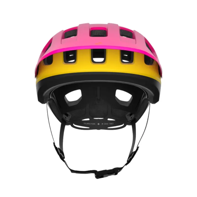 Kask rowerowy POC Cularis Pure rhos red matt/citrine yellow matt