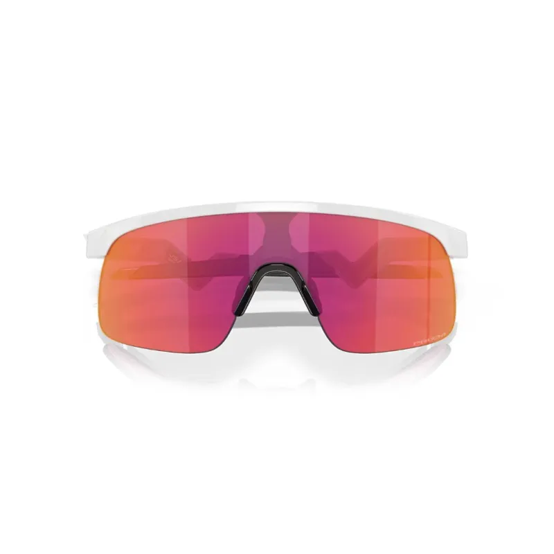 Okulary przeciwsłoneczne dziecięce Oakley Resistor polished white/prizm field