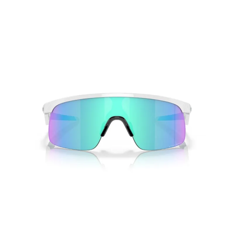 Okulary przeciwsłoneczne dziecięce Oakley Resistor polished white/prizm sapphire