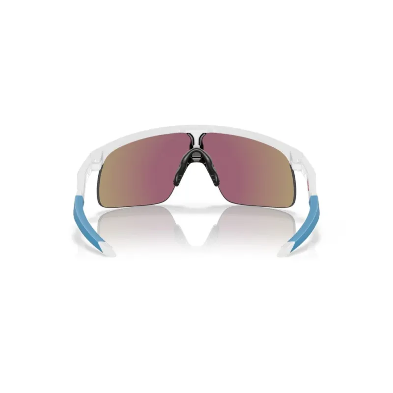 Okulary przeciwsłoneczne dziecięce Oakley Resistor polished white/prizm sapphire