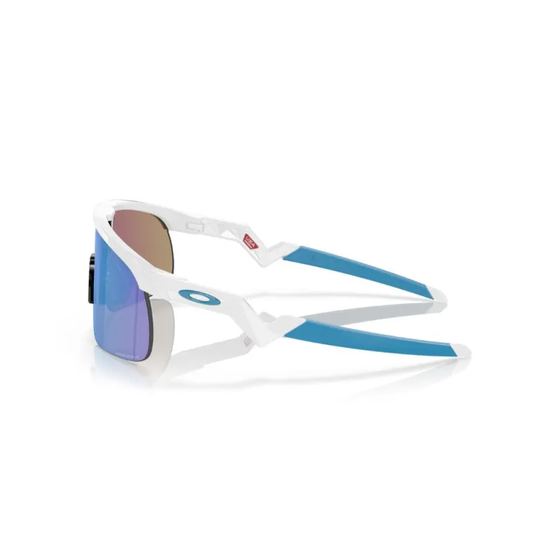 Okulary przeciwsłoneczne dziecięce Oakley Resistor polished white/prizm sapphire