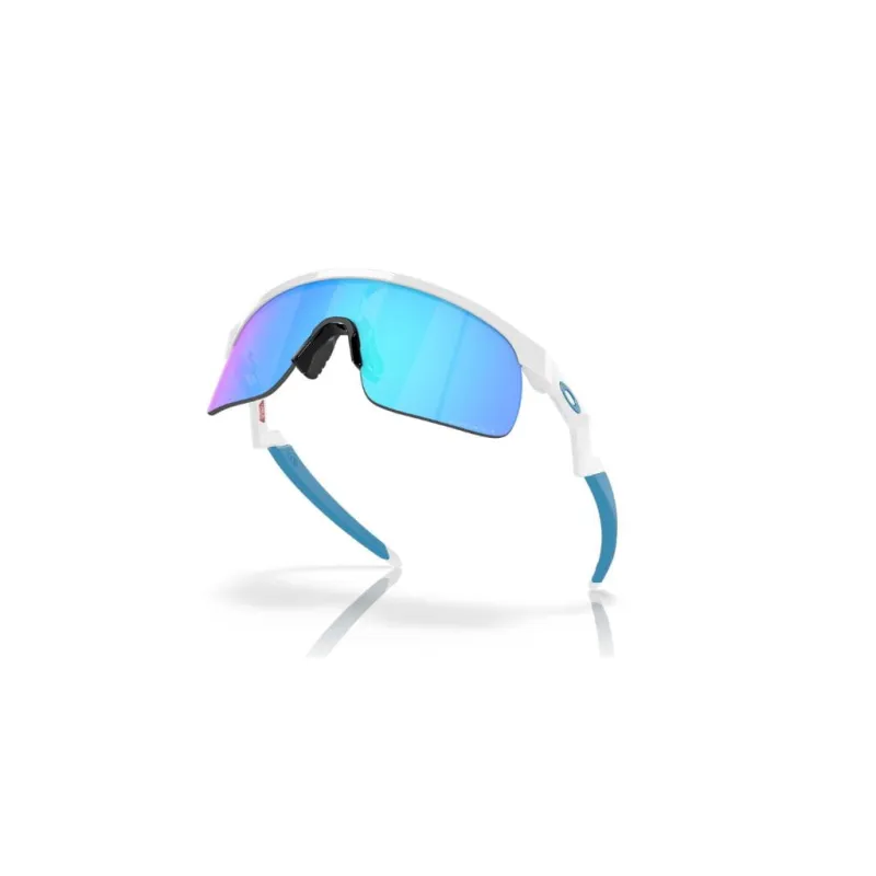 Okulary przeciwsłoneczne dziecięce Oakley Resistor polished white/prizm sapphire