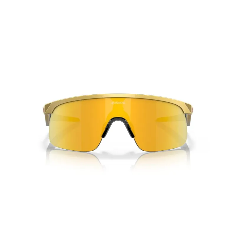 Okulary przeciwsłoneczne dziecięce Oakley Resistor Patrick Mahomes II Collection olympic gold/prizm 24k
