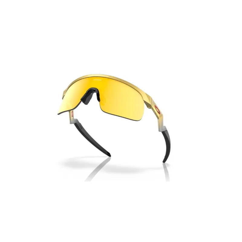 Okulary przeciwsłoneczne dziecięce Oakley Resistor Patrick Mahomes II Collection olympic gold/prizm 24k