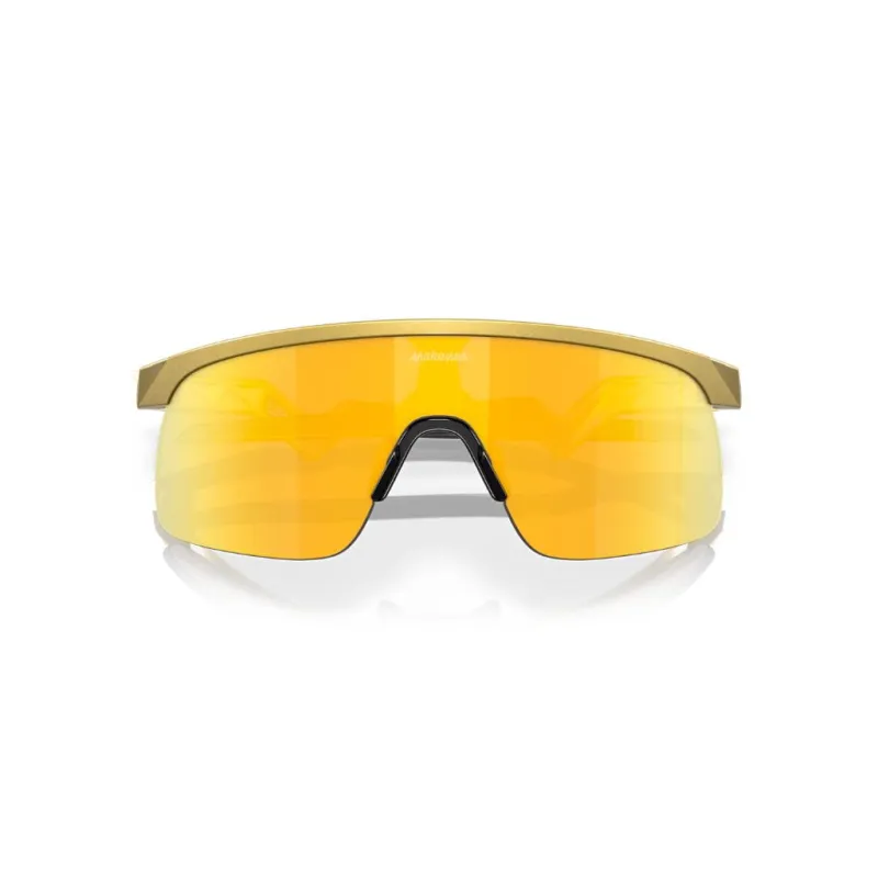 Okulary przeciwsłoneczne dziecięce Oakley Resistor Patrick Mahomes II Collection olympic gold/prizm 24k