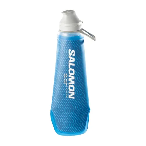 Bidon biegowy Salomon soft flask 400ml insulated clear blue